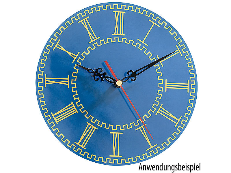 Quarz Uhrwerk leise mit Uhrzeiger Zeigersatz zum Basteln Wanduhr 