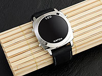 ; Wasserdichte Damenuhren, LED-Binär-Armbanduhren Wasserdichte Damenuhren, LED-Binär-Armbanduhren 
