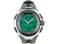St. Leonhard Sportliche Armband-Uhr "SW-728.steel", digital & analog; Analoge Herren-Armbanduhren Analoge Herren-Armbanduhren 