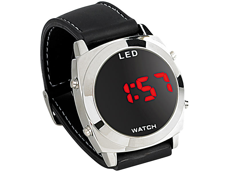 St. Leonhard Retro-moderne Digital-Armbanduhr mit LED-Technik