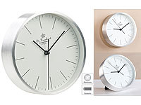 St. Leonhard Moderne Aluminium-Tisch & Wanduhr mit Quarz-Uhrwerk, Ø 15 cm; Funkuhrwerke Funkuhrwerke Funkuhrwerke Funkuhrwerke 