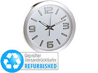 St. Leonhard Funk-Wanduhr "Glow-in-the-dark", Aluminium (refurbished); Funk-Wanduhren mit Zifferblatt-Beleuchtungen 